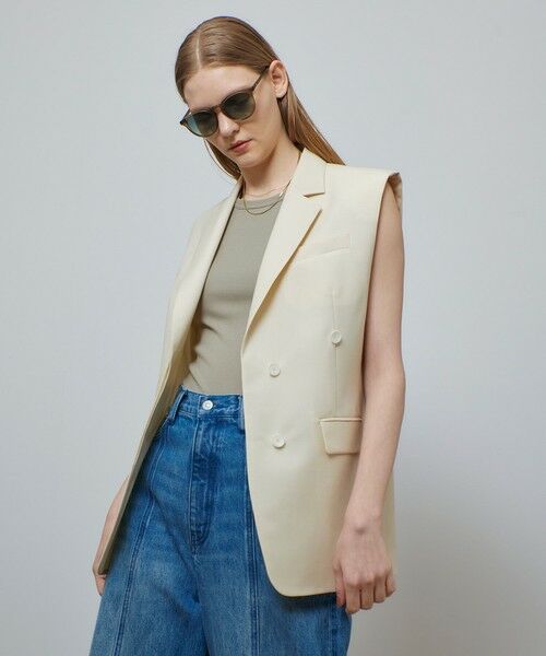 allureville / アルアバイル ベスト | 2WAYノースリジャケット | 詳細1