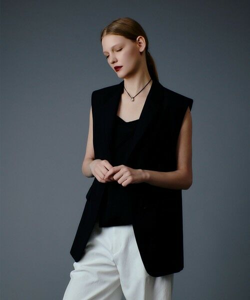 allureville / アルアバイル ベスト | 2WAYノースリジャケット | 詳細13