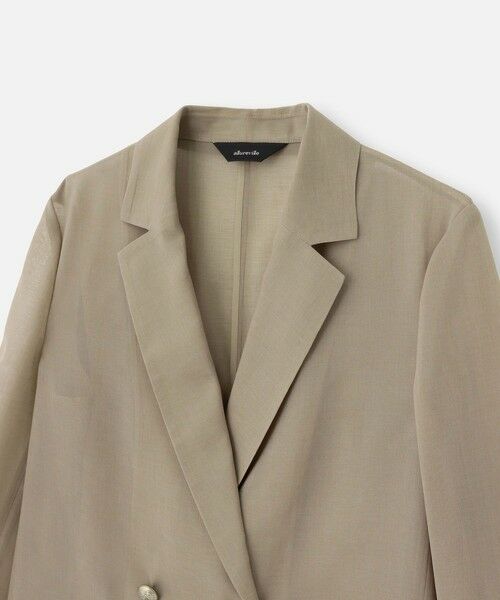 allureville / アルアバイル その他アウター | ワルツシアーオーガンジャケット | 詳細2