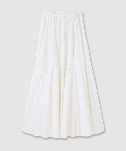 allureville / アルアバイル ロング・マキシ丈スカート | ◇バイヤス切替ギャザースカート | 詳細1