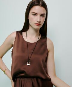 allureville / アルアバイル シャツ・ブラウス | サテンタンクブラウス