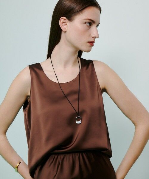 allureville / アルアバイル シャツ・ブラウス | サテンタンクブラウス | 詳細12