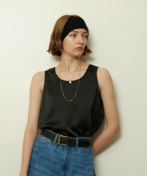 allureville / アルアバイル シャツ・ブラウス | サテンタンクブラウス | 詳細19