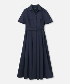 allureville / アルアバイル ミニ丈・ひざ丈ワンピース | サッカースキッパーターンバックワンピース