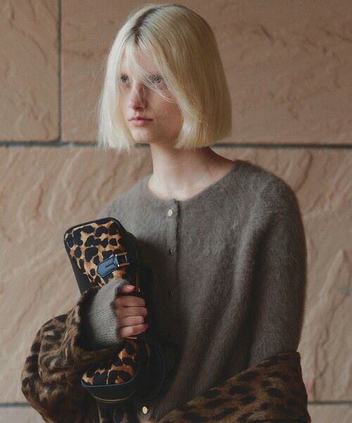 allureville / アルアバイル ショルダーバッグ | ホリゾンタル ボストンバッグ(ブラック (99))