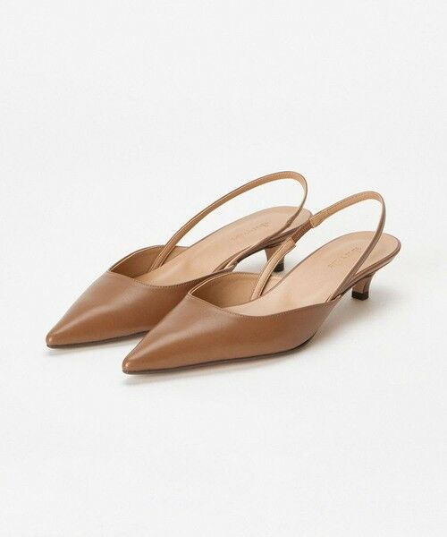 allureville/アルアバイル ◇ ポインテッドスリングバック キャメル (84) 23.5 allureville/アルアバイル ◇ ポインテッドスリングバック キャメル (84) 23.5