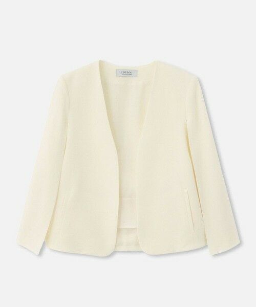 allureville / アルアバイル ノーカラージャケット | ◇ 【LOULOU WILLOUGHBY】リトルブラックケープジャケット | 詳細6