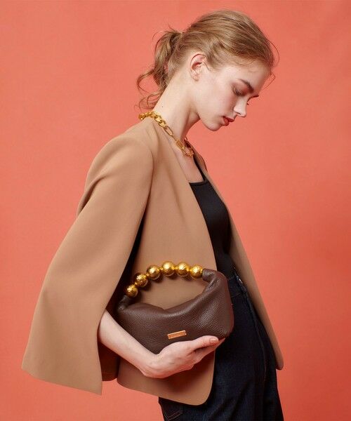 allureville / アルアバイル ノーカラージャケット | ◇ 【LOULOU WILLOUGHBY】リトルブラックケープジャケット | 詳細16