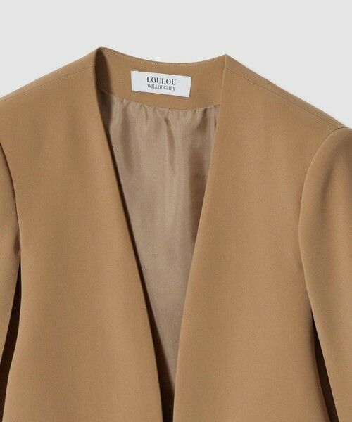 allureville / アルアバイル ノーカラージャケット | ◇ 【LOULOU WILLOUGHBY】リトルブラックケープジャケット | 詳細20