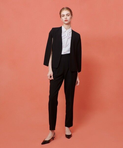 allureville / アルアバイル ノーカラージャケット | ◇ 【LOULOU WILLOUGHBY】リトルブラックケープジャケット | 詳細30