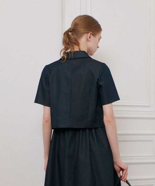 allureville / アルアバイル その他アウター | ◇【LOULOU WILLOUGHBY】シャンブレー半袖ジャケット | 詳細3