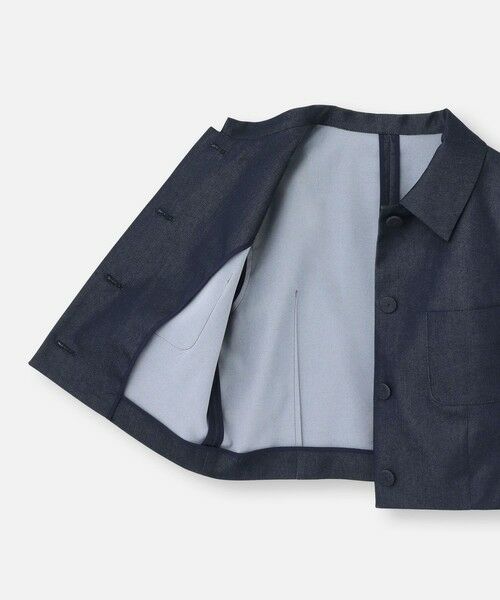 allureville / アルアバイル その他アウター | ◇【LOULOU WILLOUGHBY】シャンブレー半袖ジャケット | 詳細9