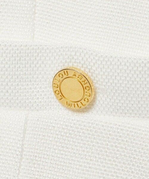 allureville / アルアバイル ノーカラージャケット | 【LOULOU WILLOUGHBY】ブライトリネン半袖ジャケット | 詳細11