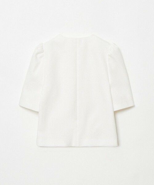 allureville / アルアバイル ノーカラージャケット | 【LOULOU WILLOUGHBY】ブライトリネン半袖ジャケット | 詳細7
