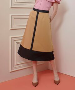 allureville / アルアバイル ロング・マキシ丈スカート | 【LOULOU WILLOUGHBY】バイカラーフレアスカート