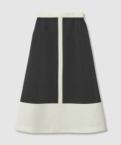 allureville / アルアバイル ロング・マキシ丈スカート | 【LOULOU WILLOUGHBY】バイカラーフレアスカート