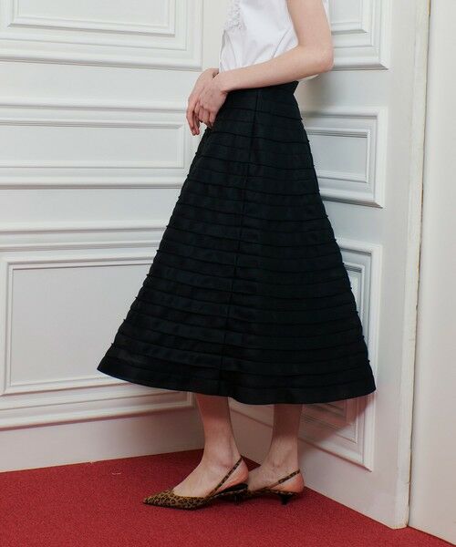allureville / アルアバイル ロング・マキシ丈スカート | 【LOULOU WILLOUGHBY】ダブルラッセルステッチスカート | 詳細12