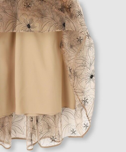 allureville / アルアバイル ロング・マキシ丈スカート | 【LOULOU WILLOUGHBY】オーガンジーフラワー刺繍スカート | 詳細6