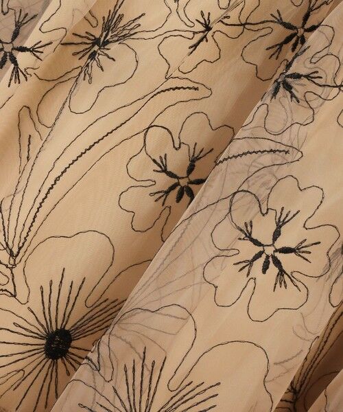 allureville / アルアバイル ロング・マキシ丈スカート | 【LOULOU WILLOUGHBY】オーガンジーフラワー刺繍スカート | 詳細7