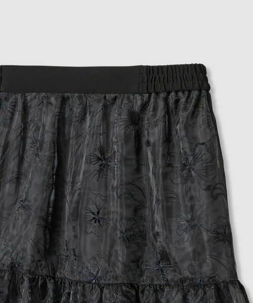 allureville / アルアバイル ロング・マキシ丈スカート | 【LOULOU WILLOUGHBY】オーガンジーフラワー刺繍スカート | 詳細14