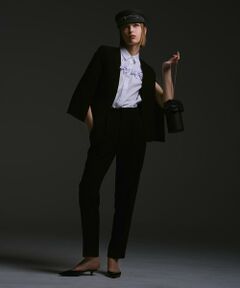 allureville / アルアバイル その他パンツ | 【LOULOU WILLOUGHBY】ハイバックテーパードパンツ