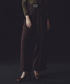 allureville / アルアバイル チノ・ワークパンツ | 【LOULOU WILLOUGHBY】ビジューバックルパンツ