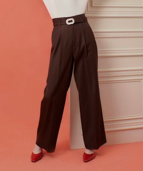 allureville / アルアバイル チノ・ワークパンツ | 【LOULOU WILLOUGHBY】ビジューバックルパンツ | 詳細19