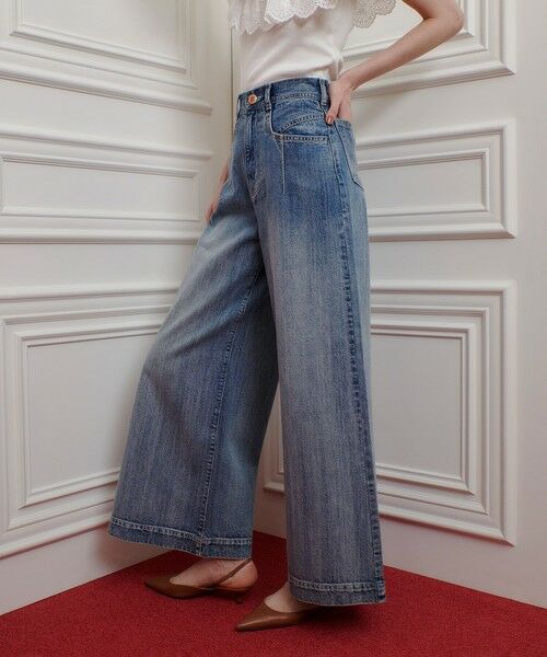 allureville / アルアバイル デニムパンツ | ◇【LOULOU WILLOUGHBY】デニムバギーパンツ | 詳細1