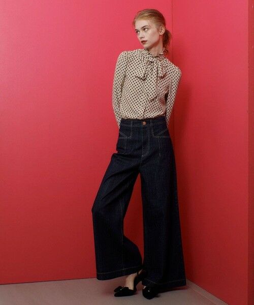 allureville / アルアバイル デニムパンツ | ◇【LOULOU WILLOUGHBY】デニムバギーパンツ | 詳細18