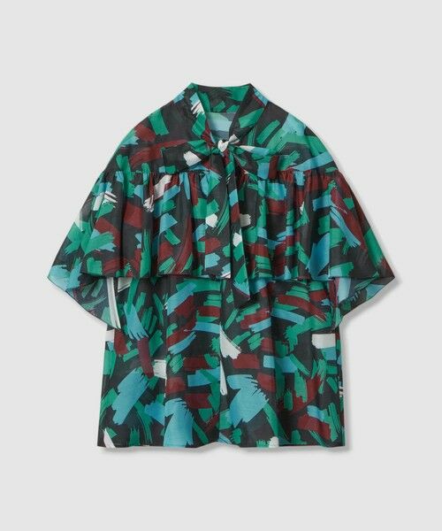 allureville / アルアバイル シャツ・ブラウス | 【LOULOU WILLOUGHBY】ブラッシュプリントブラウス | 詳細10