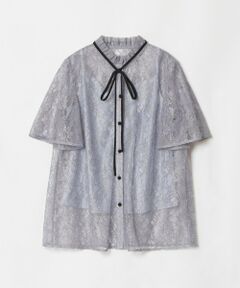 allureville / アルアバイル シャツ・ブラウス | 【LOULOU WILLOUGHBY】レースリボンフレアスリーブブラウス