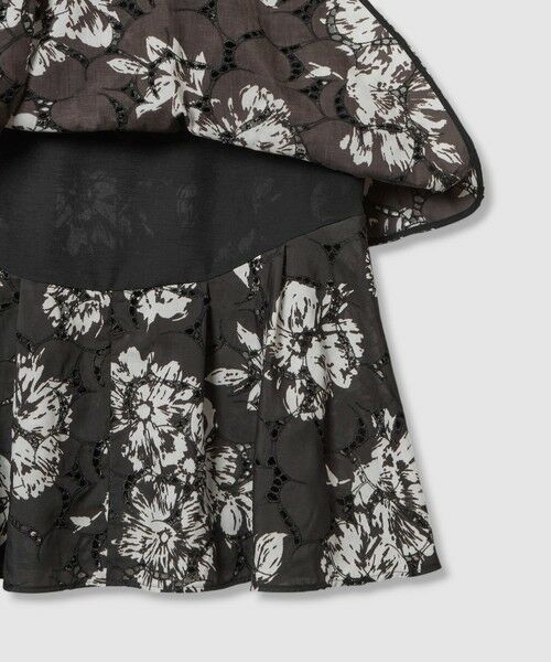 allureville / アルアバイル シャツ・ブラウス | 【LOULOU WILLOUGHBY】モノトーンフラワー刺繍ブラウス | 詳細11