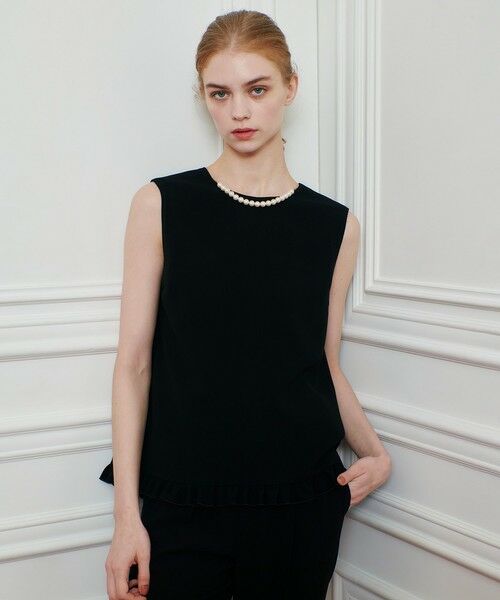 allureville / アルアバイル シャツ・ブラウス | 【LOULOU WILLOUGHBY】パールネックレス付きフリルブラウス | 詳細18