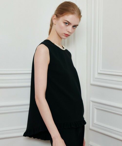 allureville / アルアバイル シャツ・ブラウス | 【LOULOU WILLOUGHBY】パールネックレス付きフリルブラウス | 詳細19