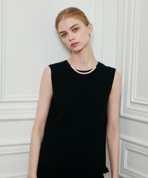 allureville / アルアバイル シャツ・ブラウス | 【LOULOU WILLOUGHBY】パールネックレス付きフリルブラウス | 詳細22