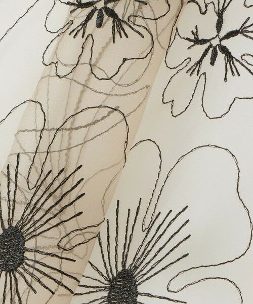 allureville / アルアバイル シャツ・ブラウス | 【LOULOU WILLOUGHBY】オーガンジーフラワー刺繍ブラウス | 詳細15