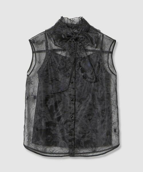 allureville / アルアバイル シャツ・ブラウス | 【LOULOU WILLOUGHBY】オーガンジーフラワー刺繍ブラウス | 詳細20