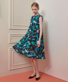 allureville / アルアバイル ドレス | 【LOULOU WILLOUGHBY】ブラッシュプリントワンピース