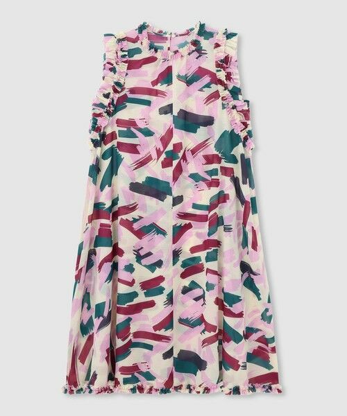 allureville / アルアバイル ドレス | 【LOULOU WILLOUGHBY】ブラッシュプリントワンピース | 詳細6