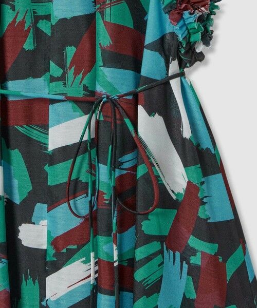 allureville / アルアバイル ドレス | 【LOULOU WILLOUGHBY】ブラッシュプリントワンピース | 詳細18