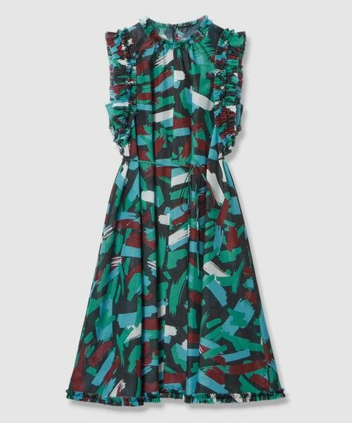 allureville / アルアバイル ドレス | 【LOULOU WILLOUGHBY】ブラッシュプリントワンピース | 詳細13