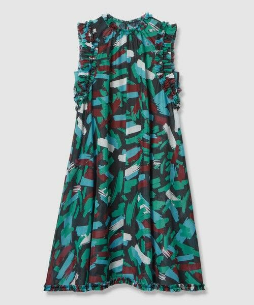 allureville / アルアバイル ドレス | 【LOULOU WILLOUGHBY】ブラッシュプリントワンピース | 詳細15