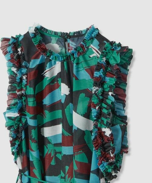 allureville / アルアバイル ドレス | 【LOULOU WILLOUGHBY】ブラッシュプリントワンピース | 詳細16