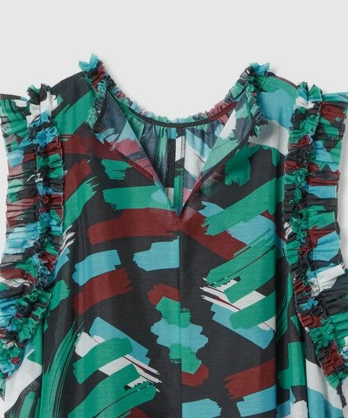 allureville / アルアバイル ドレス | 【LOULOU WILLOUGHBY】ブラッシュプリントワンピース | 詳細17