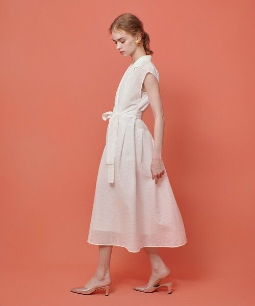 allureville / アルアバイル ロング・マキシ丈ワンピース | 【LOULOU WILLOUGHBY】シアージャガードテーラーワンピース | 詳細2