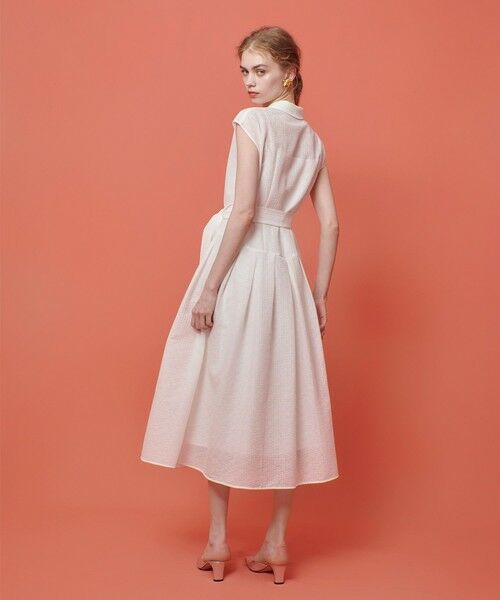 allureville / アルアバイル ロング・マキシ丈ワンピース | 【LOULOU WILLOUGHBY】シアージャガードテーラーワンピース | 詳細3