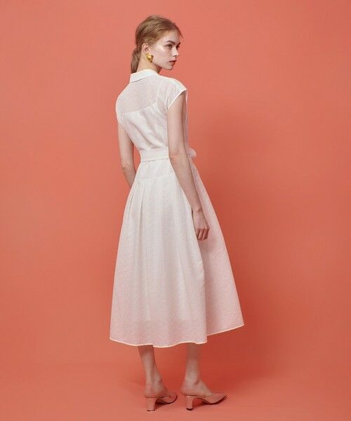 allureville / アルアバイル ロング・マキシ丈ワンピース | 【LOULOU WILLOUGHBY】シアージャガードテーラーワンピース | 詳細4