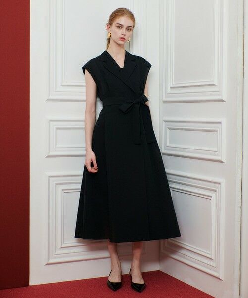 allureville / アルアバイル ロング・マキシ丈ワンピース | 【LOULOU WILLOUGHBY】シアージャガードテーラーワンピース | 詳細29