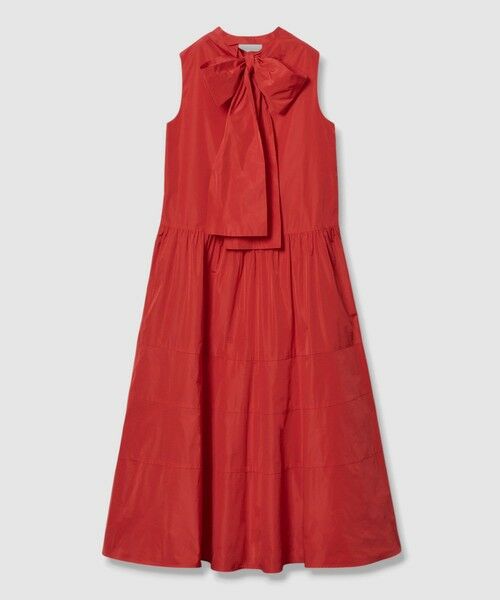 allureville / アルアバイル ロング・マキシ丈ワンピース | 【LOULOU WILLOUGHBY】バックリボンタフタワンピース | 詳細4