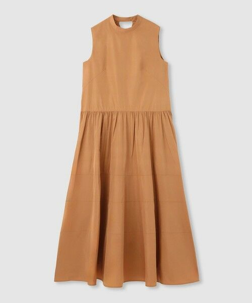 allureville / アルアバイル ロング・マキシ丈ワンピース | 【LOULOU WILLOUGHBY】バックリボンタフタワンピース(ブラウン (81))
